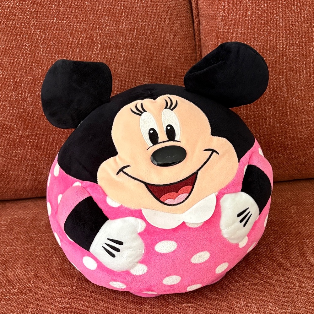 Disney Minnie Mouse Plush - Pink and Black